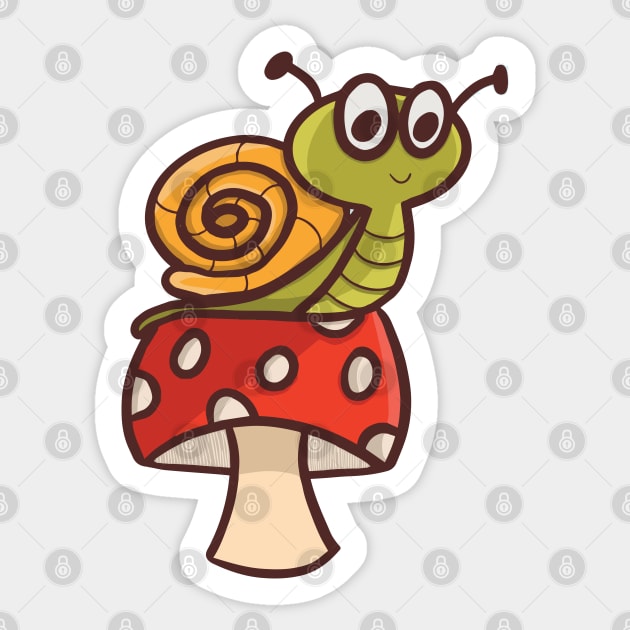 Cute snail Sticker by mrsmauve